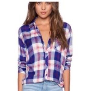 Rails | Women’s Red/White/Blue Hunter Buttondown Plaid Shirt Size XS
